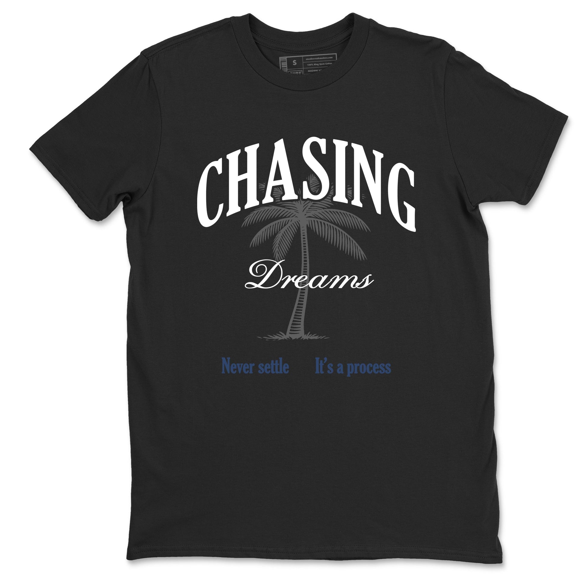 Perfect Valentine's Day Gifts graphic tee  – Sneaker Tees To Match Air Jordan 9 Flint Grey – Chasing Dreams Tee Black 2