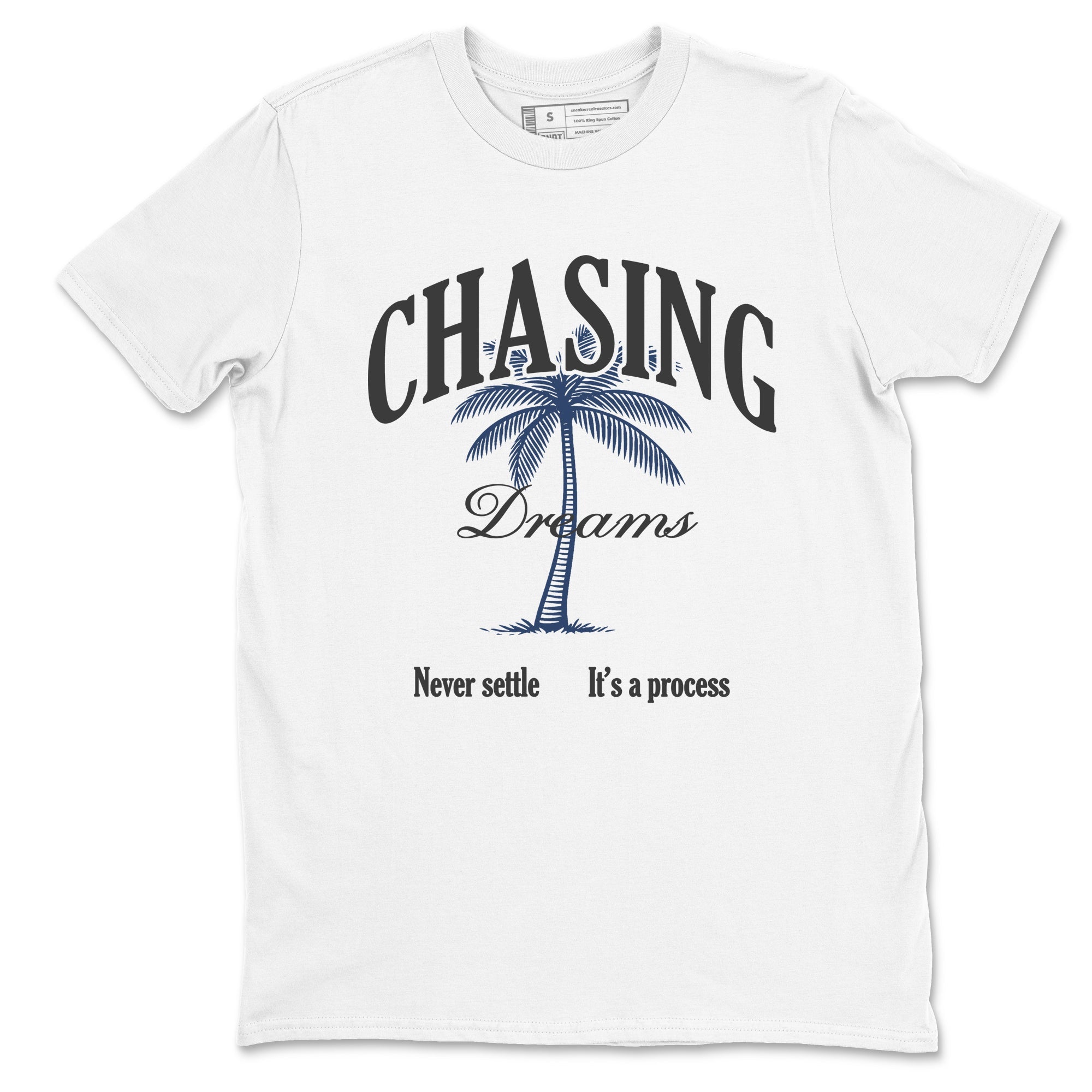 Perfect Valentine's Day Gifts graphic tee  – Sneaker Tees To Match Air Jordan 9 Flint Grey – Chasing Dreams Tee White 2