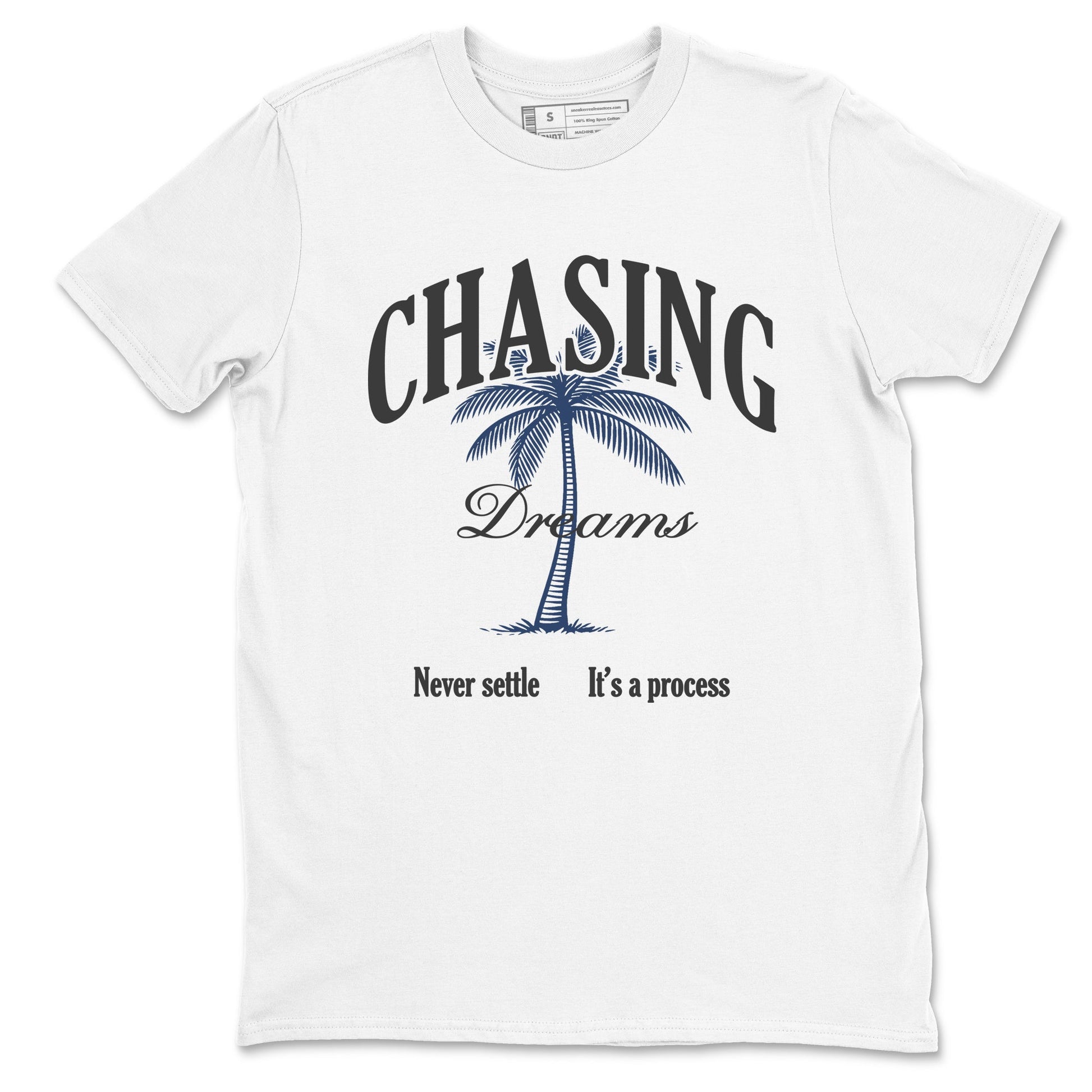 Perfect Valentine's Day Gifts graphic tee  – Sneaker Tees To Match Air Jordan 9 Flint Grey – Chasing Dreams Tee White 2