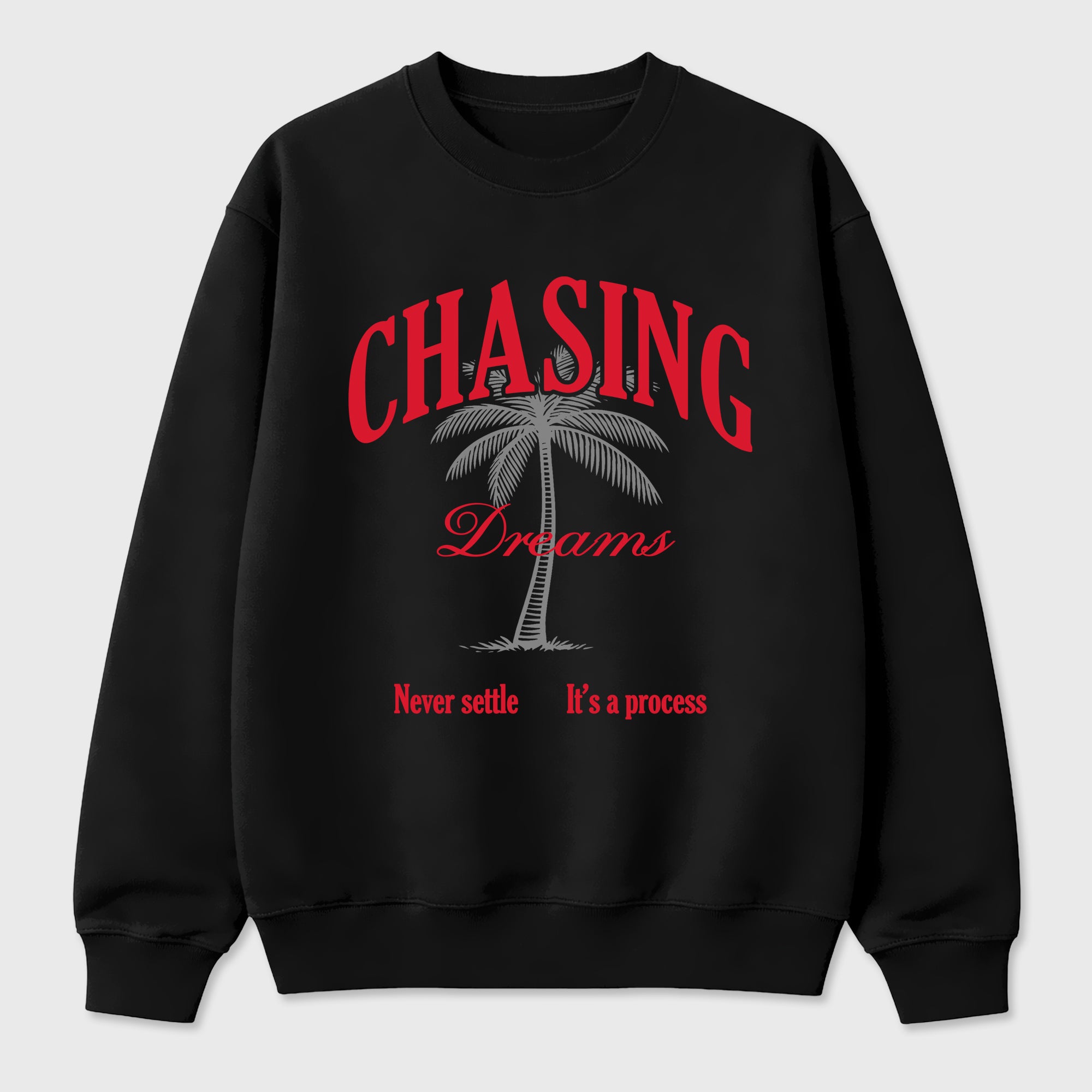 Chasing Dreams Graphic T-Shirt featuring original streetwear artwork designed to match the Air Max 95 Reverse Solar Red. Black 2 Graphic Tee.