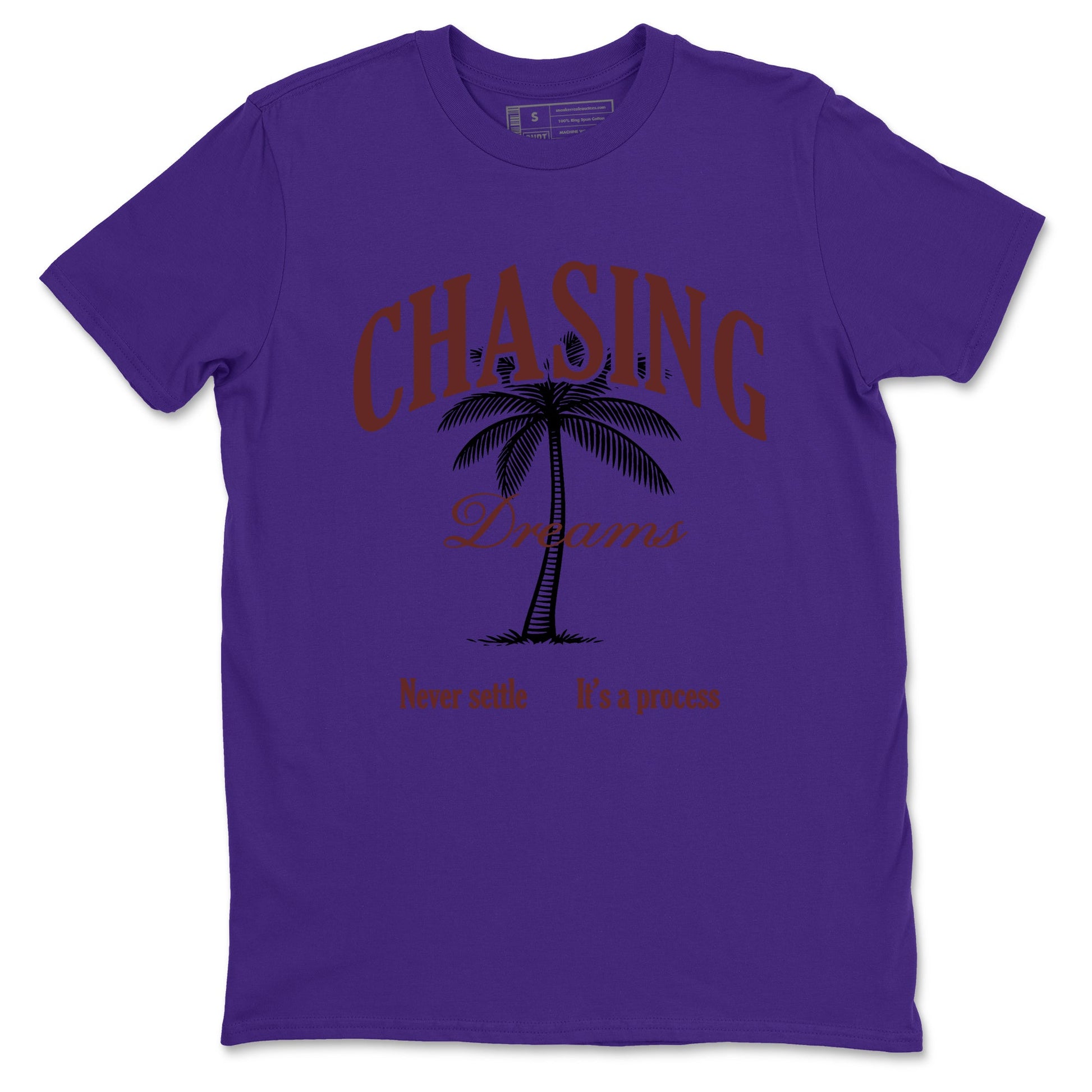 Sneaker match tees – Sneaker Threads To Match Dunk Low Persian Violet Shoes – Chasing Dreams Tee Purple 2
