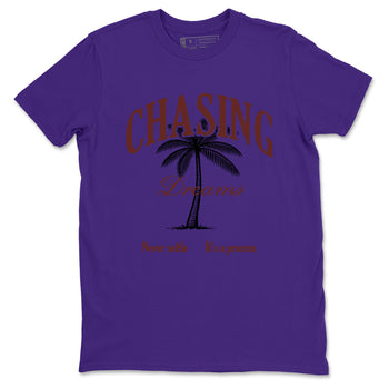 Sneaker match tees – Sneaker Threads To Match Dunk Low Persian Violet Shoes – Chasing Dreams Tee Purple 2