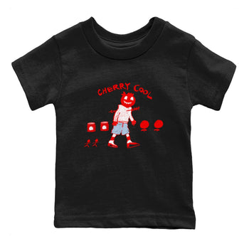 11s Cherry shirts to match jordans Cherry Cool sneaker match tees Air Jordan 11 Retro Cherry match shoes to clothes SNRT Sneaker Tees Youth Baby Black 2 tee