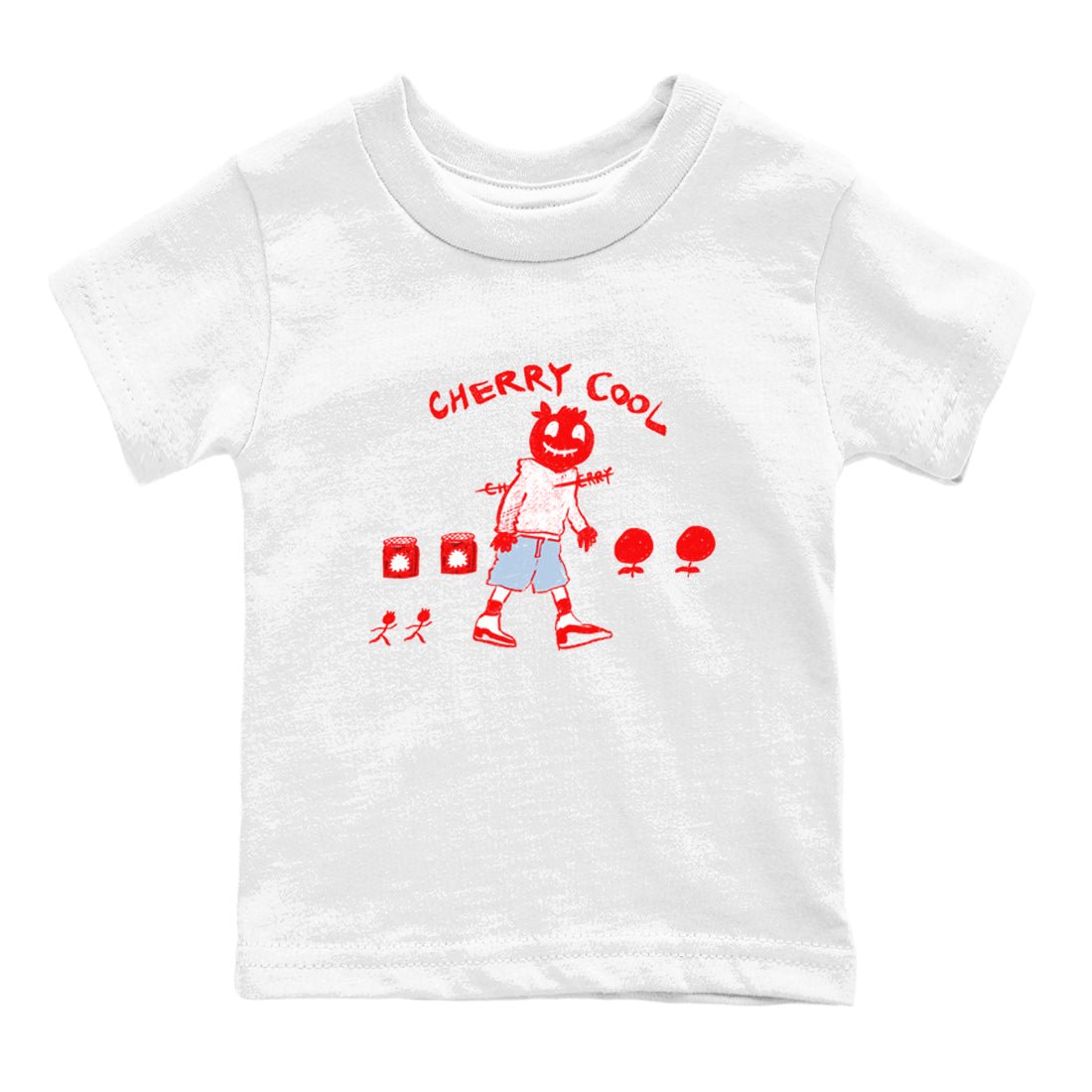 11s Cherry shirts to match jordans Cherry Cool sneaker match tees Air Jordan 11 Retro Cherry match shoes to clothes SNRT Sneaker Tees Youth Baby White 2 tee