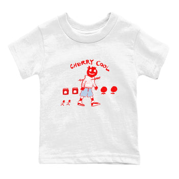 11s Cherry shirts to match jordans Cherry Cool sneaker match tees Air Jordan 11 Retro Cherry match shoes to clothes SNRT Sneaker Tees Youth Baby White 2 tee