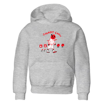AJ12 Cherry shirts to match jordans Cherry Cool sneaker match tees Air Jordan 12 Cherry SNRT Sneaker Tees streetwear brand Baby and Youth Heather Grey 2 cotton tee