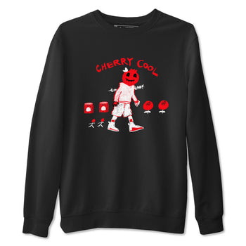 AJ12 Cherry shirts to match jordans Cherry Cool sneaker match tees Air Jordan 12 Cherry SNRT Sneaker Tees streetwear brand Black 2 unisex cotton tee