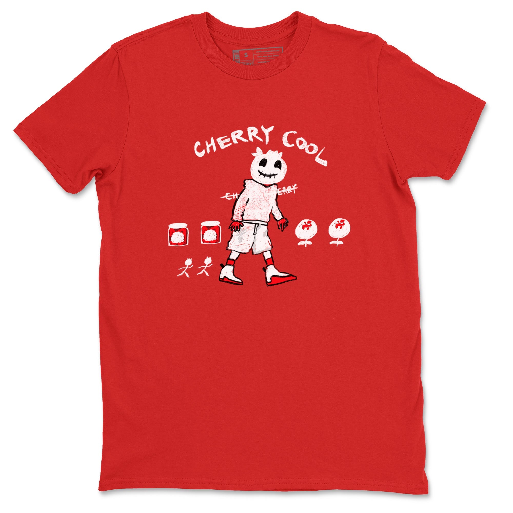 AJ12 Cherry shirts to match jordans Cherry Cool sneaker match tees Air Jordan 12 Cherry SNRT Sneaker Tees streetwear brand Red 2 unisex cotton tee