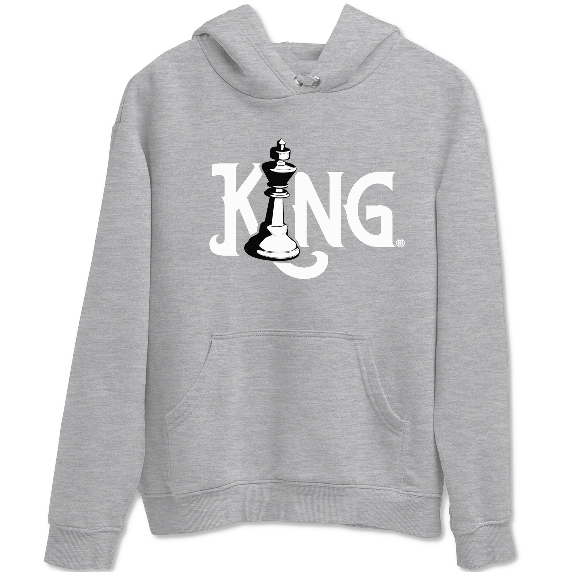 1s Wolf Grey shirts to match jordans Chess King sneaker match tees Air Jordan 1 Wolf Grey SNRT Sneaker Tees streetwear brand Heather Grey 2 unisex cotton tee