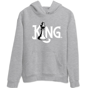 1s Wolf Grey shirts to match jordans Chess King sneaker match tees Air Jordan 1 Wolf Grey SNRT Sneaker Tees streetwear brand Heather Grey 2 unisex cotton tee