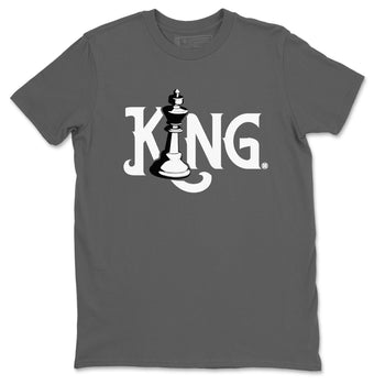 1s Wolf Grey shirts to match jordans Chess King sneaker match tees Air Jordan 1 Wolf Grey SNRT Sneaker Tees streetwear brand Cool Grey 2 unisex cotton tee