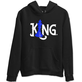 12s Blueberry shirts to match jordans Chess King sneaker match tees Air Jordan 12 Blueberry SNRT Sneaker Tees streetwear brand Black 2 unisex cotton tee