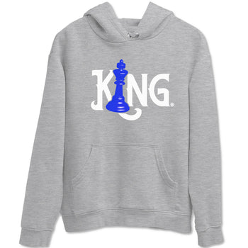 12s Blueberry shirts to match jordans Chess King sneaker match tees Air Jordan 12 Blueberry SNRT Sneaker Tees streetwear brand Heather Grey 2 unisex cotton tee