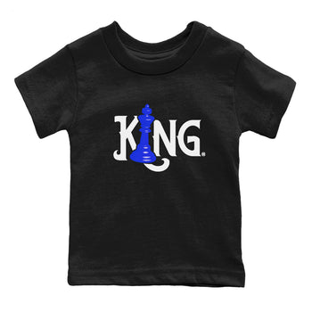 12s Blueberry shirts to match jordans Chess King sneaker match tees Air Jordan 12 Blueberry SNRT Sneaker Tees streetwear brand Baby and Youth Black 2 cotton tee