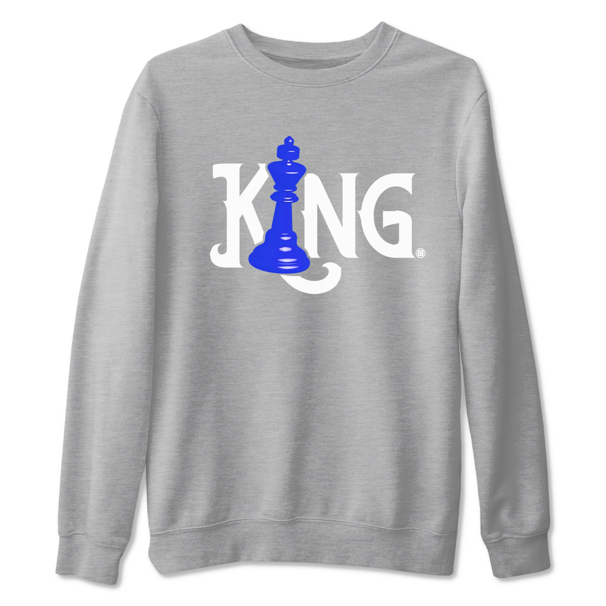12s Blueberry shirts to match jordans Chess King sneaker match tees Air Jordan 12 Blueberry SNRT Sneaker Tees streetwear brand Heather Grey 2 unisex cotton tee