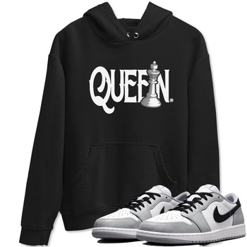 1s Wolf Grey shirts to match jordans Chess Queen sneaker match tees Air Jordan 1 Wolf Grey SNRT Sneaker Tees streetwear brand Black 1 unisex cotton tee