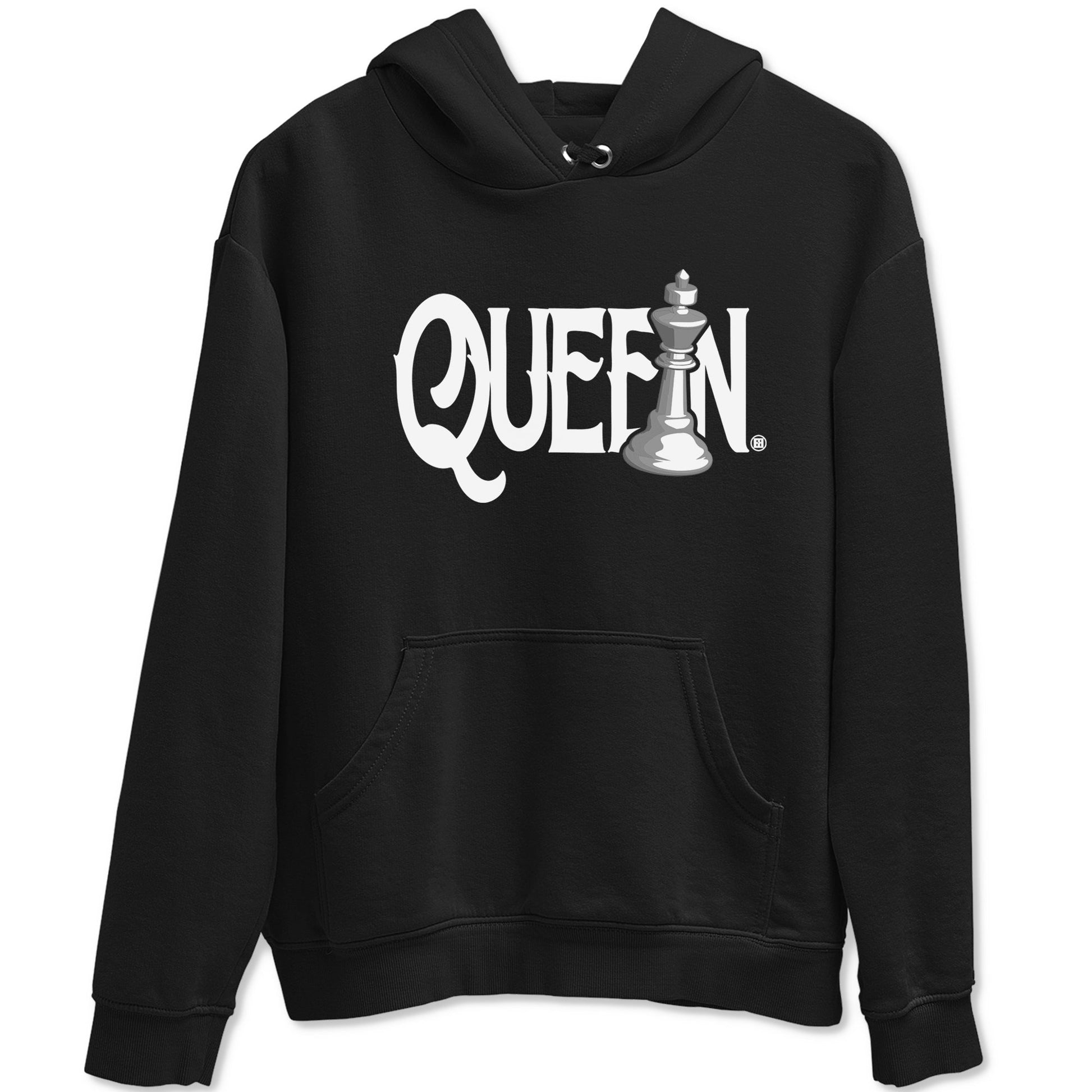1s Wolf Grey shirts to match jordans Chess Queen sneaker match tees Air Jordan 1 Wolf Grey SNRT Sneaker Tees streetwear brand Black 2 unisex cotton tee