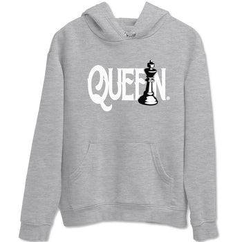 1s Wolf Grey shirts to match jordans Chess Queen sneaker match tees Air Jordan 1 Wolf Grey SNRT Sneaker Tees streetwear brand Heather Grey 2 unisex cotton tee