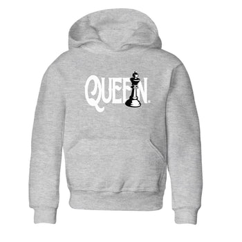1s Wolf Grey shirts to match jordans Chess Queen sneaker match tees Air Jordan 1 Wolf Grey SNRT Sneaker Tees streetwear brand Baby and Youth Heather Grey 2 cotton tee