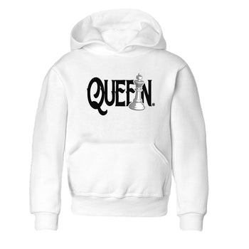 1s Wolf Grey shirts to match jordans Chess Queen sneaker match tees Air Jordan 1 Wolf Grey SNRT Sneaker Tees streetwear brand Baby and Youth White 2 cotton tee