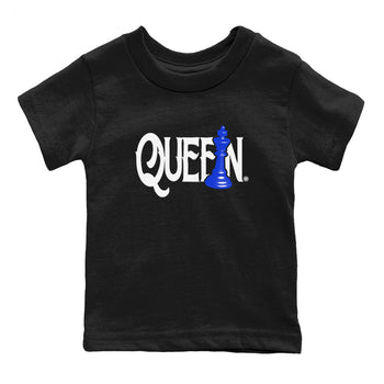12s Blueberry shirts to match jordans Chess Queen sneaker match tees Air Jordan 12 Blueberry SNRT Sneaker Tees streetwear brand Baby and Youth Black 2 cotton tee