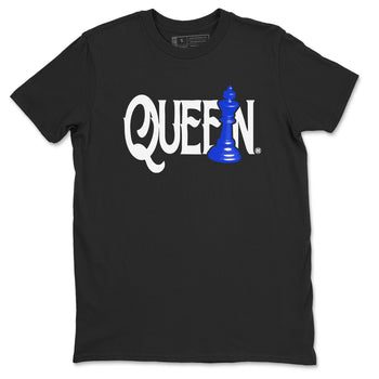 12s Blueberry shirts to match jordans Chess Queen sneaker match tees Air Jordan 12 Blueberry SNRT Sneaker Tees streetwear brand Black 2 unisex cotton tee