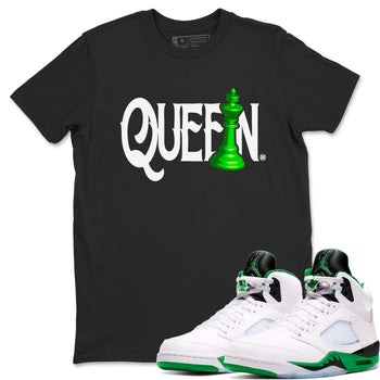 Chess Queen SNRT Sneaker Tees - Air Jordan 5 Lucky Green - SNRT Sneaker Tee