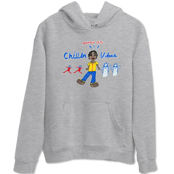 Air Jordan 1 Travis x Scott x Canary shirt to match jordans Chillin Vibes sneaker tees Air Jordan 1 Travis Scott Canary SNRT Sneaker Release Tees unisex cotton Heather Grey 2 crew neck shirt