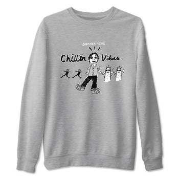 1s Wolf Grey shirts to match jordans Chillin Vibes sneaker match tees Air Jordan 1 Wolf Grey SNRT Sneaker Tees streetwear brand Heather Grey 2 unisex cotton tee
