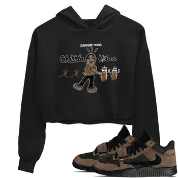 Jordan Jumpman Jack Travis Scott Dark Mocha shirts to match jordans Chillin Vibes sneaker match tees Jordan Jumpman Jack Travis Scott Dark Mocha SNRT Sneaker Release Tees unisex cotton Black 1 Crop Shirts