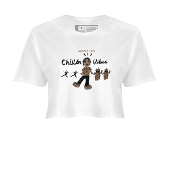 Jordan Jumpman Jack Travis Scott Dark Mocha shirts to match jordans Chillin Vibes sneaker match tees Jordan Jumpman Jack Travis Scott Dark Mocha SNRT Sneaker Release Tees unisex cotton White 2 Crop Shirts