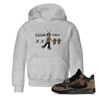 Jordan Jumpman Jack Travis Scott Dark Mocha shirts to match jordans Chillin Vibes sneaker match tees Jordan Jumpman Jack Travis Scott Dark Mocha SNRT Sneaker Release Tees Youth Baby Heather Grey 1 crew neck shirts