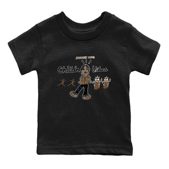 Jordan Jumpman Jack Travis Scott Dark Mocha shirts to match jordans Chillin Vibes sneaker match tees Jordan Jumpman Jack Travis Scott Dark Mocha SNRT Sneaker Release Tees Youth Baby Black 2 crew neck shirts