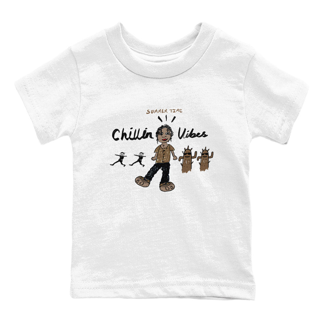Jordan Jumpman Jack Travis Scott Dark Mocha shirts to match jordans Chillin Vibes sneaker match tees Jordan Jumpman Jack Travis Scott Dark Mocha SNRT Sneaker Release Tees Youth Baby White 2 crew neck shirts