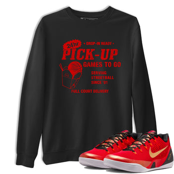 Best Christmas gifts for sneakerheads  – Sneaker Tees To Match Nike KB 9 China Sneakers – Chinatown Pick Up Graphic Tee Black 1