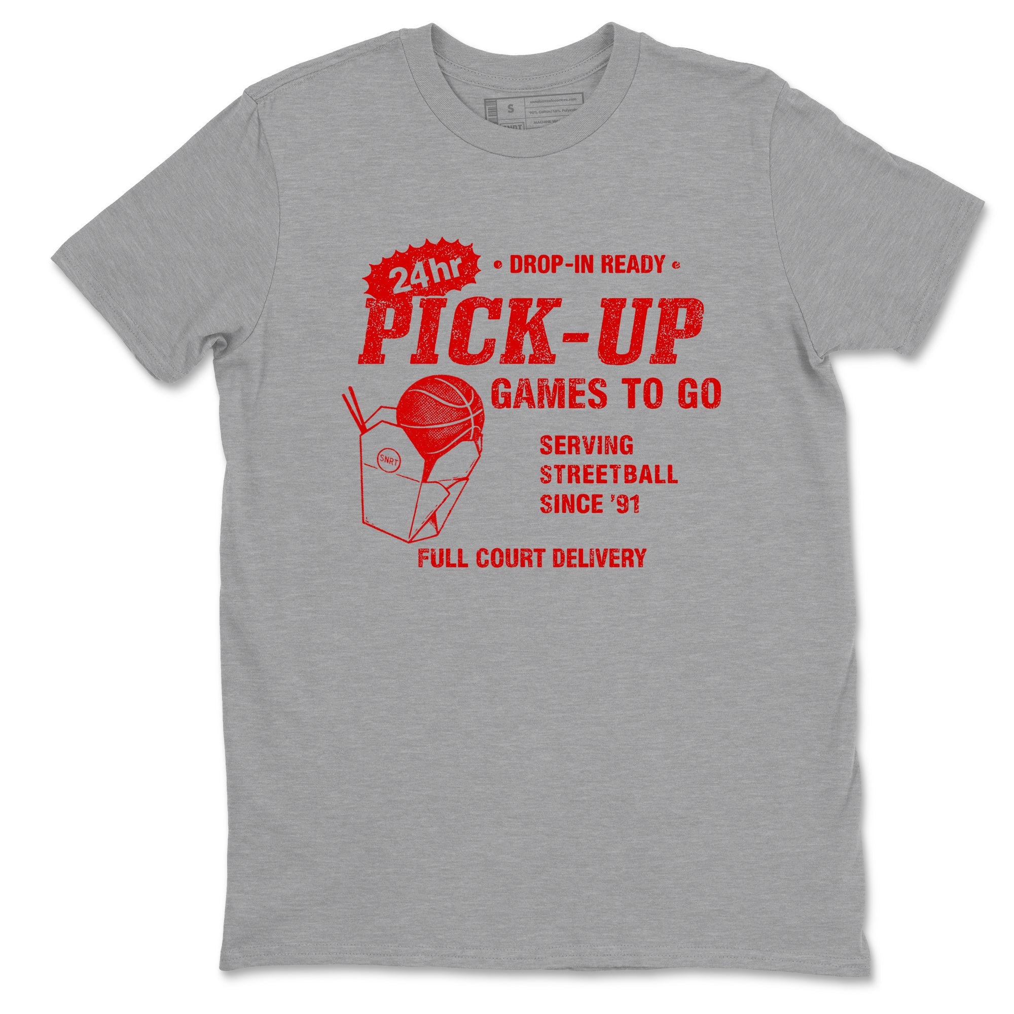 Best Christmas gifts for sneakerheads  – Sneaker Tees To Match Nike KB 9 China Sneakers – Chinatown Pick Up Graphic Tee Heather Grey 2