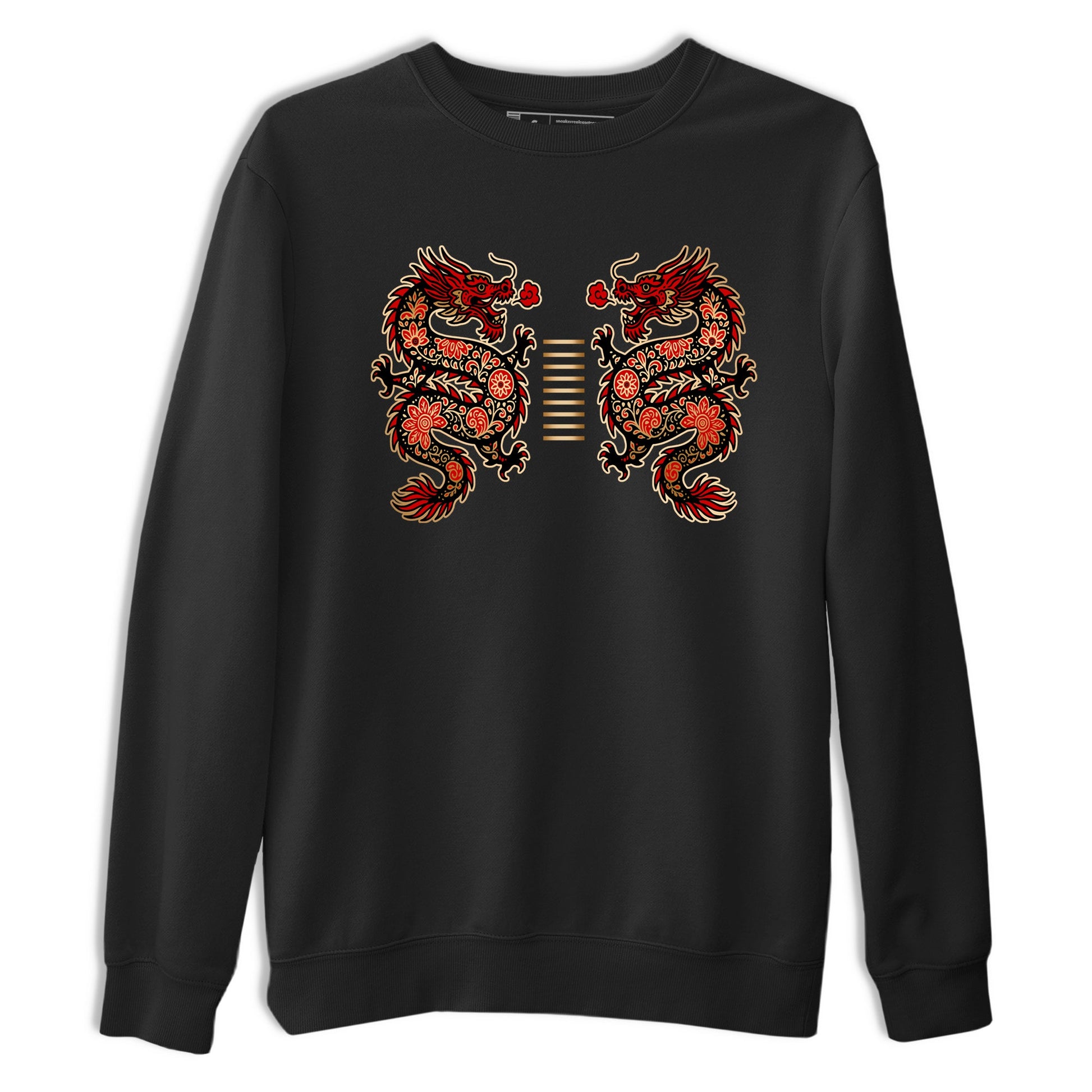 Sneaker match tees – Sneaker Tees To Match Nike KB 9 China Kobe 9 Low Proto EM University Red and Metallic Gold Shoes – Chinese Dragon Tee Black 2