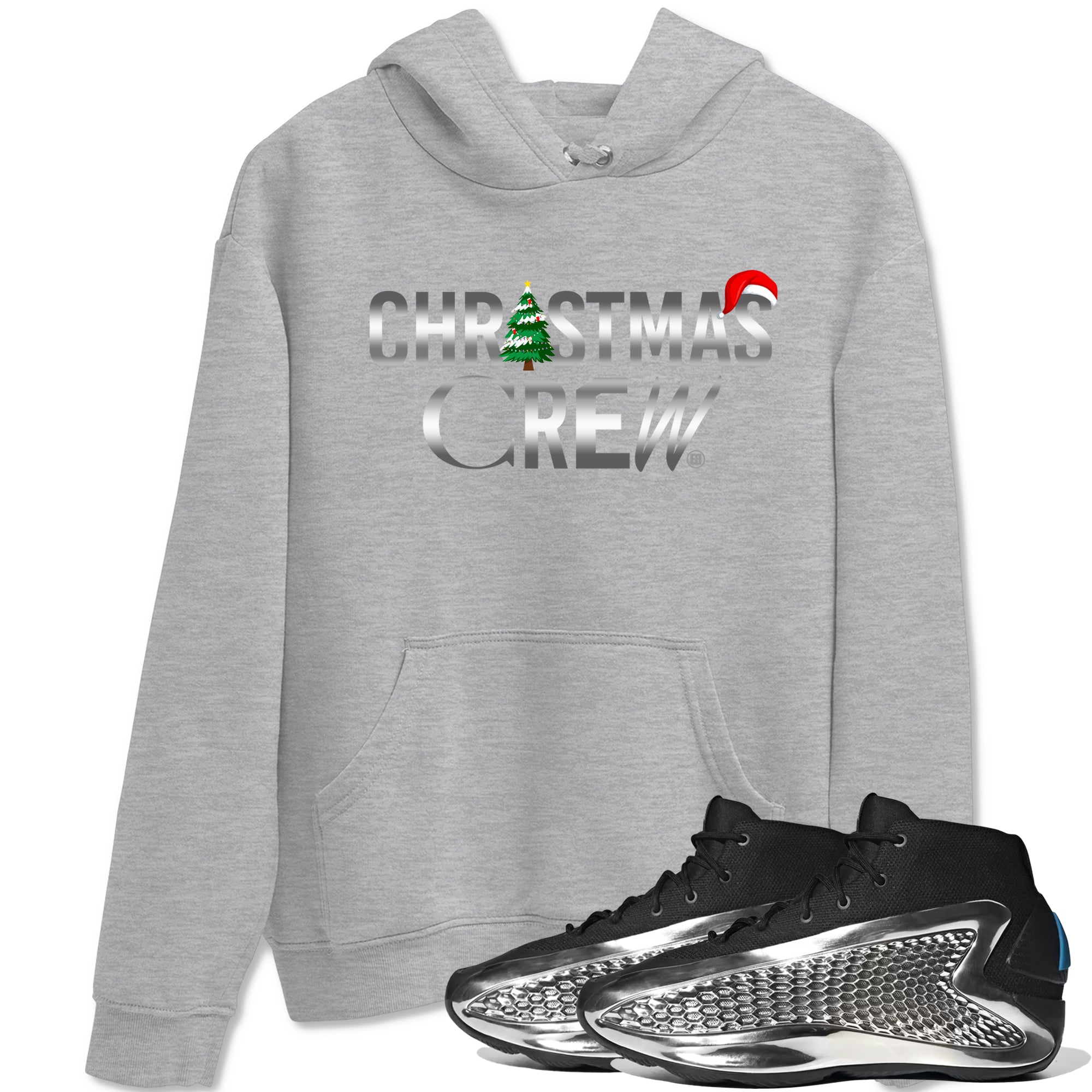 Adidas AE 1 Silver Metallic shirts to match jordans X mas gift Christmas Crew sneaker match tees AE 1 Silver Metallic match shoes to clothes SNRT Sneaker Tees unisex cotton Heather Grey 1 shirts