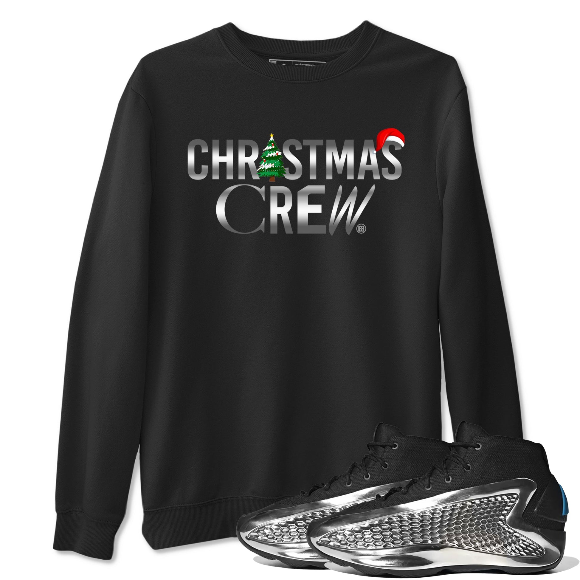 Adidas AE 1 Silver Metallic shirts to match jordans X mas gift Christmas Crew sneaker match tees AE 1 Silver Metallic match shoes to clothes SNRT Sneaker Tees unisex cotton Black 1 shirts