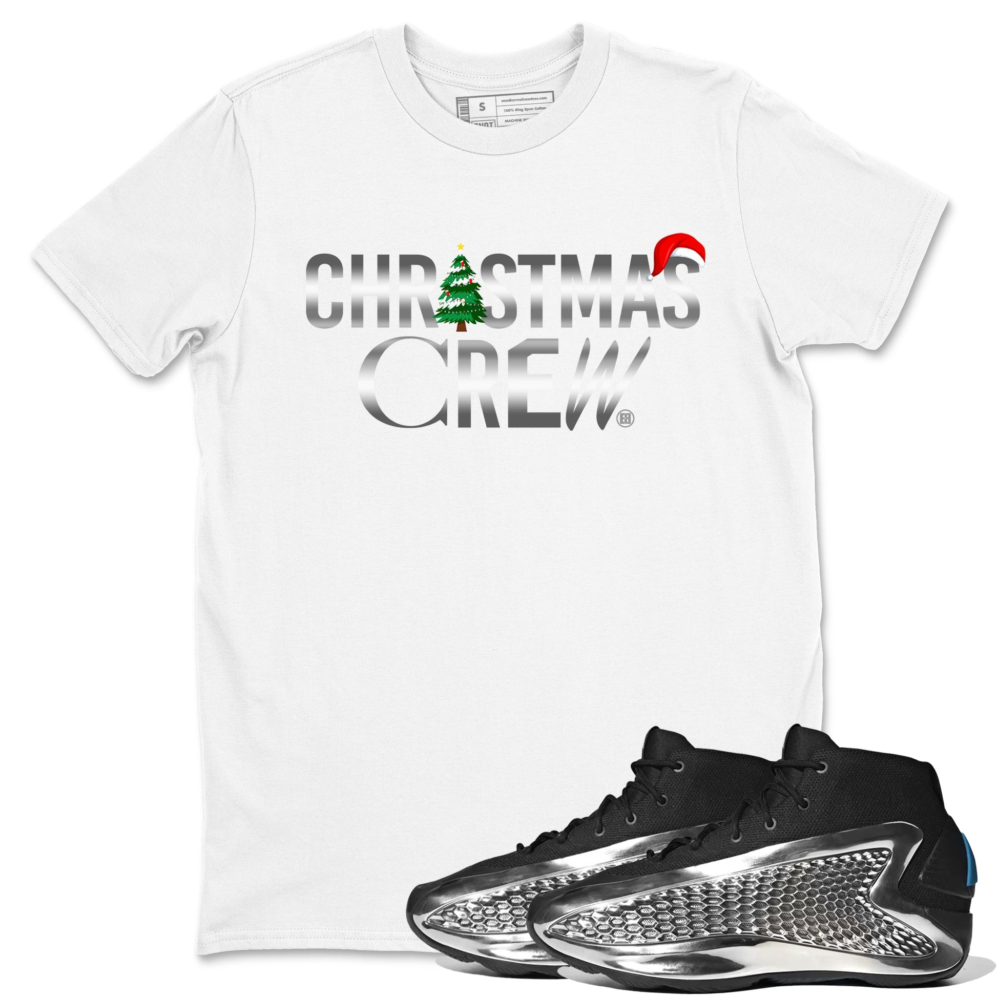 Adidas AE 1 Silver Metallic shirts to match jordans X mas gift Christmas Crew sneaker match tees AE 1 Silver Metallic match shoes to clothes SNRT Sneaker Tees unisex cotton White 1 shirts