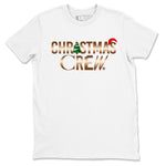 Foams One Metallic Copper shirts to match jordans Christmas Crew Christmas Holiday sneaker match tees Air Foamposite One Metallic Copper match shoes to clothes SNRT Sneaker Tees unisex cotton White 2 shirts