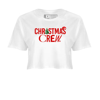 11s WMNS Bred Velvet t-shirts to match sneakers Holiday Christmas Crew sneaker match tees Air Jordan 11 Bred Velvet match shoes to clothes SNRT Sneaker Tees unisex cotton White 2 crop tee