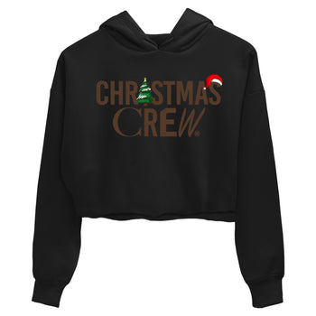 12s Baroque Brown t-shirts to match sneakers Holiday Christmas Crew sneaker match tees Air Jordan 12 Baroque Brown match shoes to clothes SNRT Sneaker Tees unisex cotton Black 2 crop tee