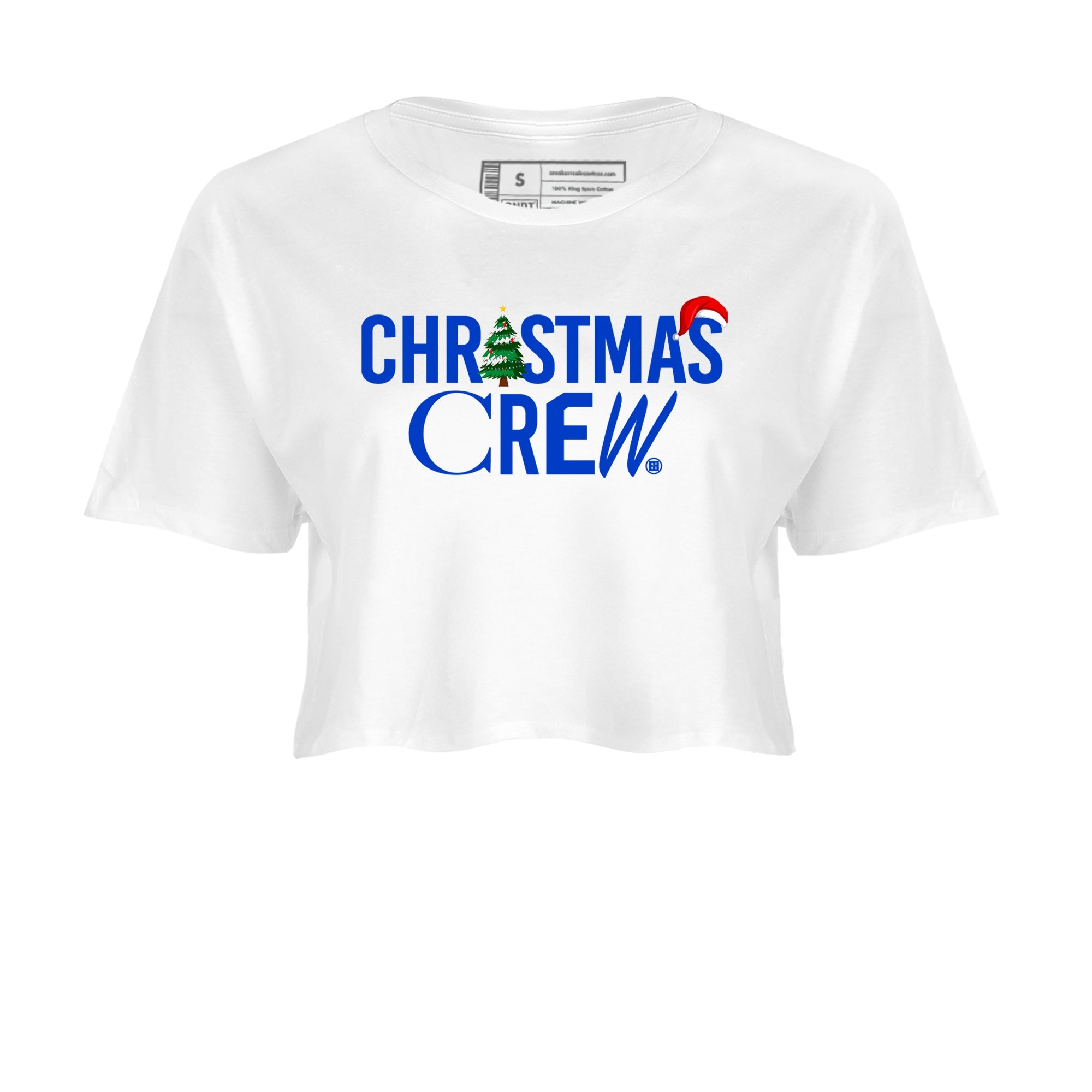 Air Jordan 12 Blueberry t-shirts to match sneakers Holiday Christmas Crew sneaker match tees 12s Blueberry match shoes to clothes SNRT Sneaker Tees unisex cotton White 2 crop tee
