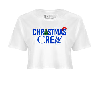 Air Jordan 12 Blueberry t-shirts to match sneakers Holiday Christmas Crew sneaker match tees 12s Blueberry match shoes to clothes SNRT Sneaker Tees unisex cotton White 2 crop tee