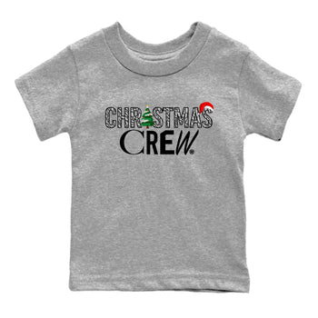 3s Black Cement t-shirts to match sneakers Holiday Christmas Crew sneaker match tees Jordan 3 Retro Black Cement match shoes to clothes SNRT Sneaker Tees Youth Baby Heather Grey 2 tee