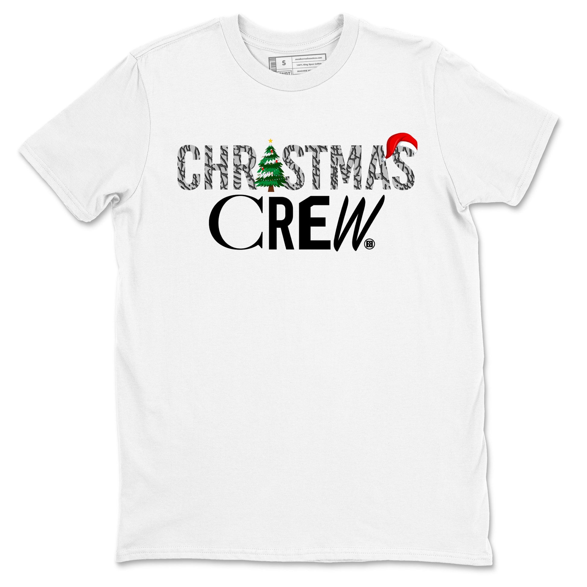 3s Black Cement t-shirts to match sneakers Holiday Christmas Crew sneaker match tees Jordan 3 Retro Black Cement match shoes to clothes SNRT Sneaker Tees unisex cotton White 2 shirts
