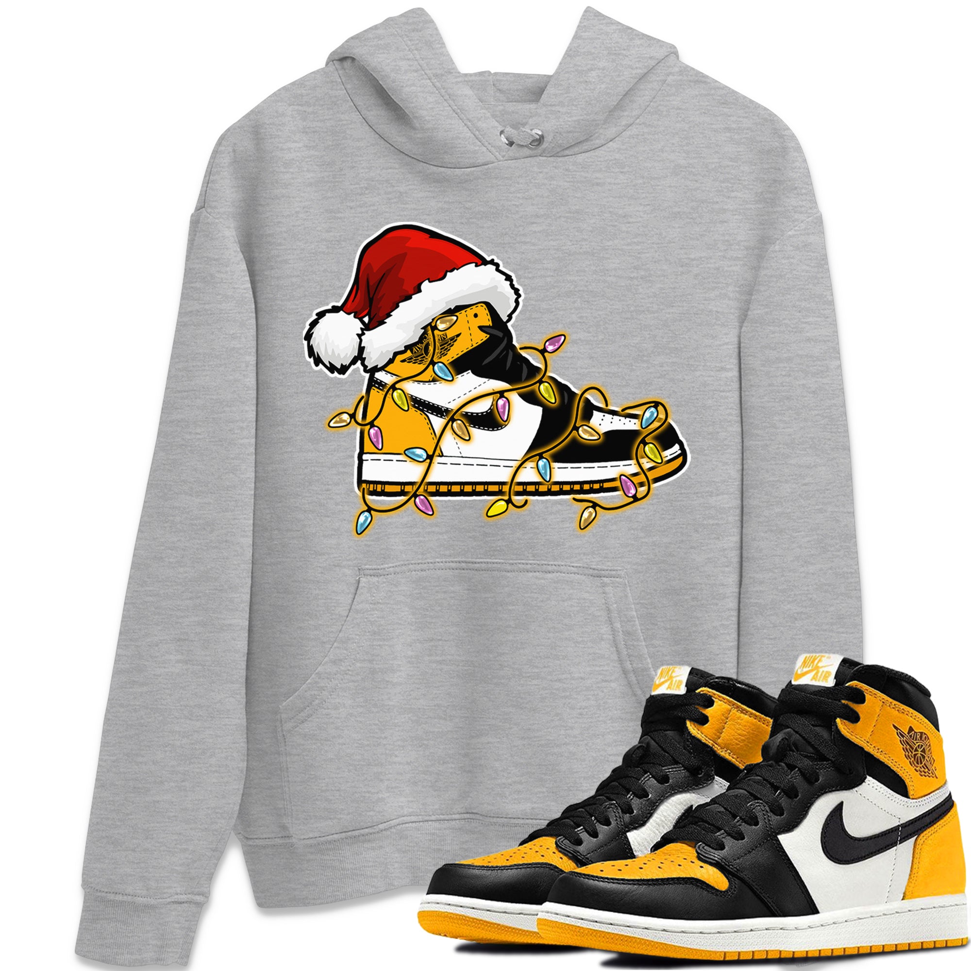 Christmas Light Unisex Tops - Air Jordan 1 Taxi - SNRT Sneaker T-shirts