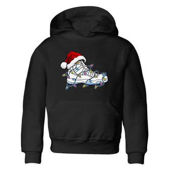 AJ11 Retro Legend Blue shirts to match jordans Christmas Light Sneaker best t shirts to wear with jordans 11s Legend Blue match shoes to clothes SNRT Sneaker Tees Youth Baby Black 2 tee