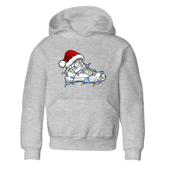 AJ11 Retro Legend Blue shirts to match jordans Christmas Light Sneaker best t shirts to wear with jordans 11s Legend Blue match shoes to clothes SNRT Sneaker Tees Youth Baby Heather Grey 2 tee